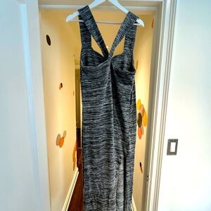 Lightweight grey maxi dress